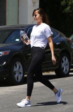 DAKOTA JOHNSON Heading to a Gym in Los Angeles 04/23/2017