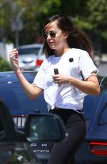 DAKOTA JOHNSON Heading to a Gym in Los Angeles 04/23/2017