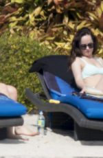 DAKOTA JOHNSON in Bikini on the Beach in Miami 04/03/2017