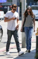 DAKOTA JOHNSON Leaves Hugo