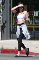DAKOTA JOHNSON Leaves Yoga Studio in West Hollywood 04/19/2017