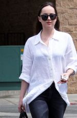 DAKOTA JOHNSON Out and About in West Hollywood 04/17/2017
