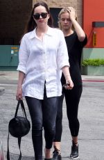 DAKOTA JOHNSON Out and About in West Hollywood 04/17/2017