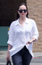 DAKOTA JOHNSON Out and About in West Hollywood 04/17/2017
