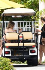 DAKOTA JOHNSON Outside Her Resort in Miami 04/02/2017