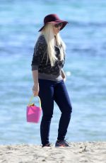 DANIELA KATZENBERGER at a Beach in Mallorca 03/30/2017