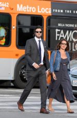 DANIELLE BUX and Nate Greenwald Out in West Hollywood 04/25/2017