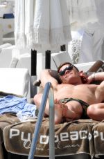 DANIELLE LLOYD in Bikini at a Pool in Marbella 04/17/2017