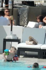 DANIELLE LLOYD in Bikini at a Pool in Marbella 04/17/2017