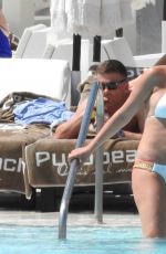 DANIELLE LLOYD in Bikini at a Pool in Marbella 04/17/2017