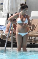 DANIELLE LLOYD in Bikini at a Pool in Marbella 04/17/2017