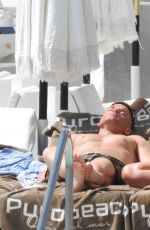 DANIELLE LLOYD in Bikini at a Pool in Marbella 04/17/2017