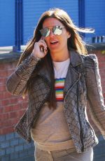 DANIELLE LLOYD Out Shopping in Sutton Coldfield 04/25/2017