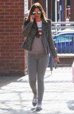 DANIELLE LLOYD Out Shopping in Sutton Coldfield 04/25/2017