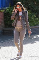 DANIELLE LLOYD Out Shopping in Sutton Coldfield 04/25/2017