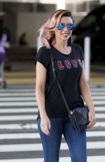 DANNII MINOGUE at LAX Airport in Los Angeles 04/04/2017