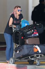 DANNII MINOGUE at LAX Airport in Los Angeles 04/04/2017