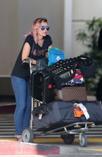 DANNII MINOGUE at LAX Airport in Los Angeles 04/04/2017