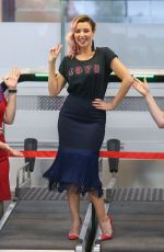 DANNII MINOGUE at Media Call for Virgin Australia at Airport in Melbourne 04/04/2017