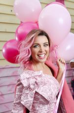 DANNII MINOGUE on the Set of a Photoshoot at Luna Park in Melbourne 04/01/2017