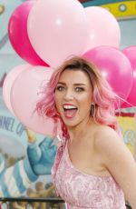 DANNII MINOGUE on the Set of a Photoshoot at Luna Park in Melbourne 04/01/2017