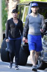 DEMI LOVATO and Guilherme Vasconcelos Out Hiking in Runyon Canyon Park 04/09/2017