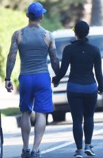 DEMI LOVATO and Guilherme Vasconcelos Out Hiking in Runyon Canyon Park 04/09/2017