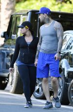 DEMI LOVATO and Guilherme Vasconcelos Out Hiking in Runyon Canyon Park 04/09/2017