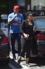 DEMI LOVATO and Guilherme Vasconcelos Out in Los Angeles 04/09/2017