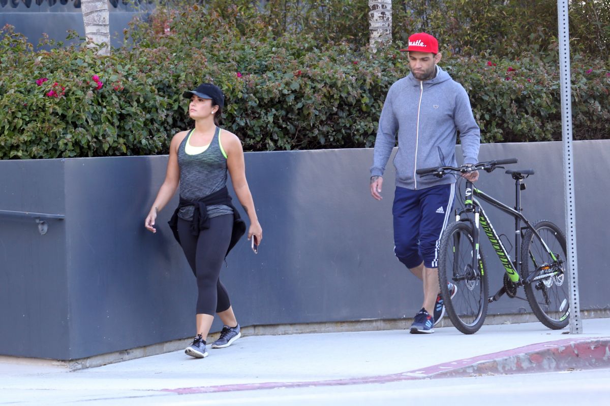 DEMI LOVATO And Guilherme Vasconcelos Out In Los Angeles 04 09 2017 