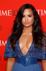 DEMI LOVATO at 2017 Time 100 Gala in New York 04/25/2017