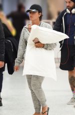 DEMI LOVATO at JFK Airport in New York 04/25/2017