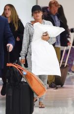 DEMI LOVATO at JFK Airport in New York 04/25/2017