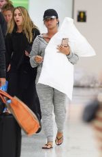 DEMI LOVATO at JFK Airport in New York 04/25/2017