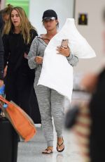 DEMI LOVATO at JFK Airport in New York 04/25/2017