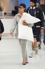 DEMI LOVATO at JFK Airport in New York 04/25/2017