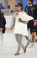 DEMI LOVATO at JFK Airport in New York 04/25/2017