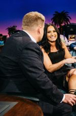 DEMI LOVATO at Late Late Show with James Corden in Los Angeles 04/05/2017