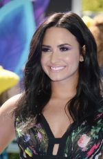 DEMI LOVATO at Smurfs: The Lost Village Premiere in Los Angeles 04/01/2017