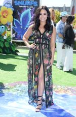 DEMI LOVATO at Smurfs: The Lost Village Premiere in Los Angeles 04/01/2017