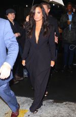 DEMI LOVATO Leaves Time 100 Gala 2017 in New York 04/25/2017