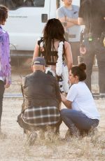 DEMI LOVATO on the Set of No Promises Music Video in Los Angeles 04/12/2017