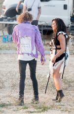 DEMI LOVATO on the Set of No Promises Music Video in Los Angeles 04/12/2017
