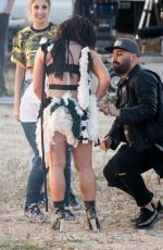 DEMI LOVATO on the Set of No Promises Music Video in Los Angeles 04/12/2017