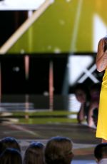 DEMI LOVATO Performs at WE Day California in Los Angeles 04/27/2017