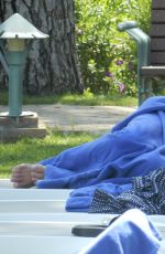 DENISE VAN OUTEN in Swimsuit on Vacation in Marbella 04/14/2017