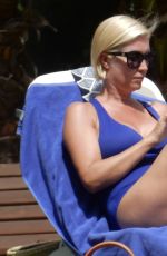 DENISE VAN OUTEN in Swimsuit on Vacation in Marbella 04/14/2017