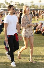DEVON WINDSOR Out at Coachella 2017 in Indio 04/15/2017