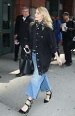 DIANNA AGRON Leaves Her Hotel in New York 04/20/2017