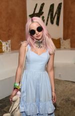 DOVE CAMERON at H&M Loves Coachella Tent at Empire Polo Field 04/14/2017